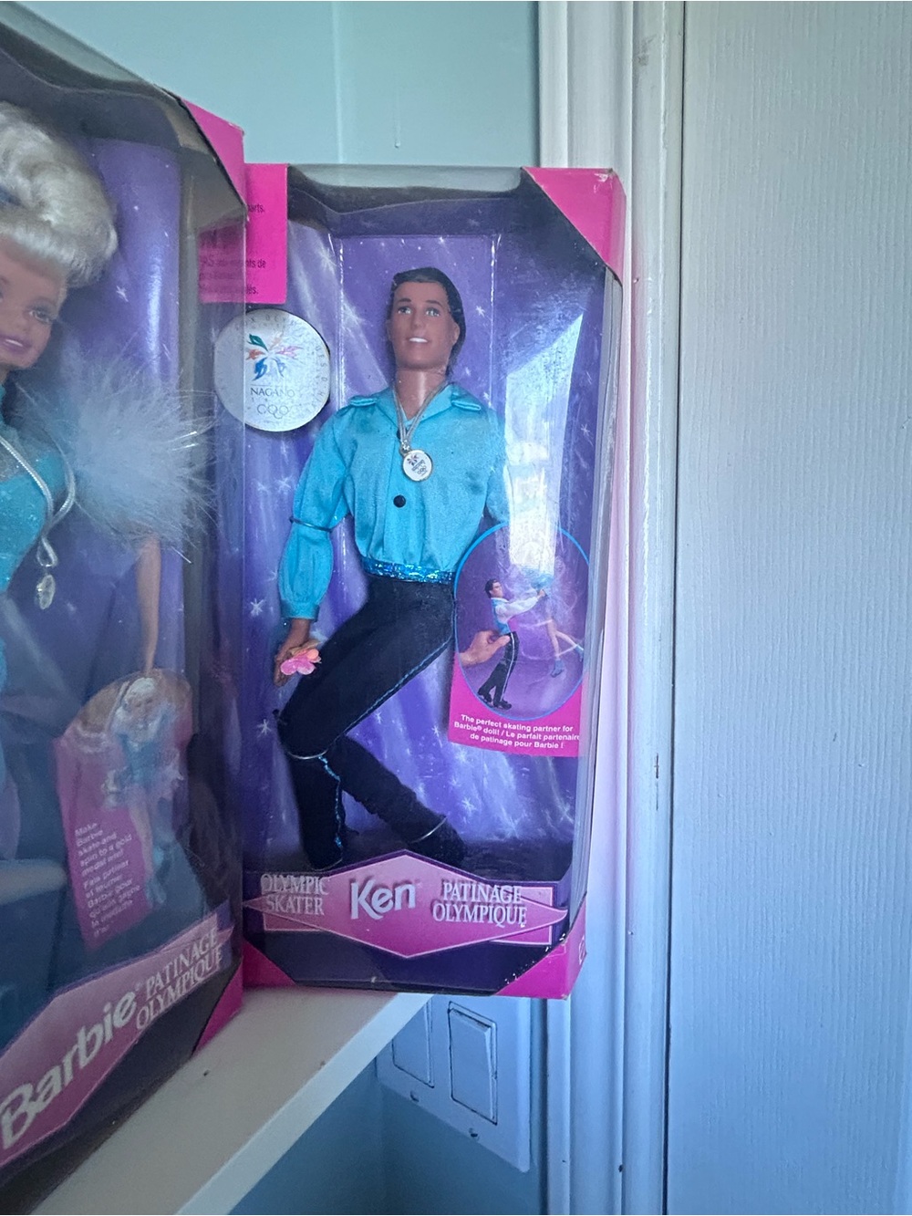 Olympic Skater Barbie and Ken from the Nagano Winter Games - Picture 3 of 11